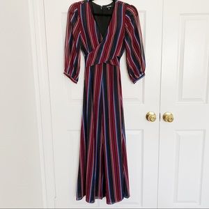 Madewell wrap-around maxi dress